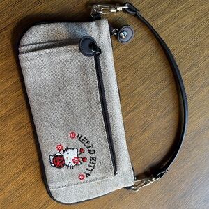 Sanrio Hello Kitty Beige Wristlet